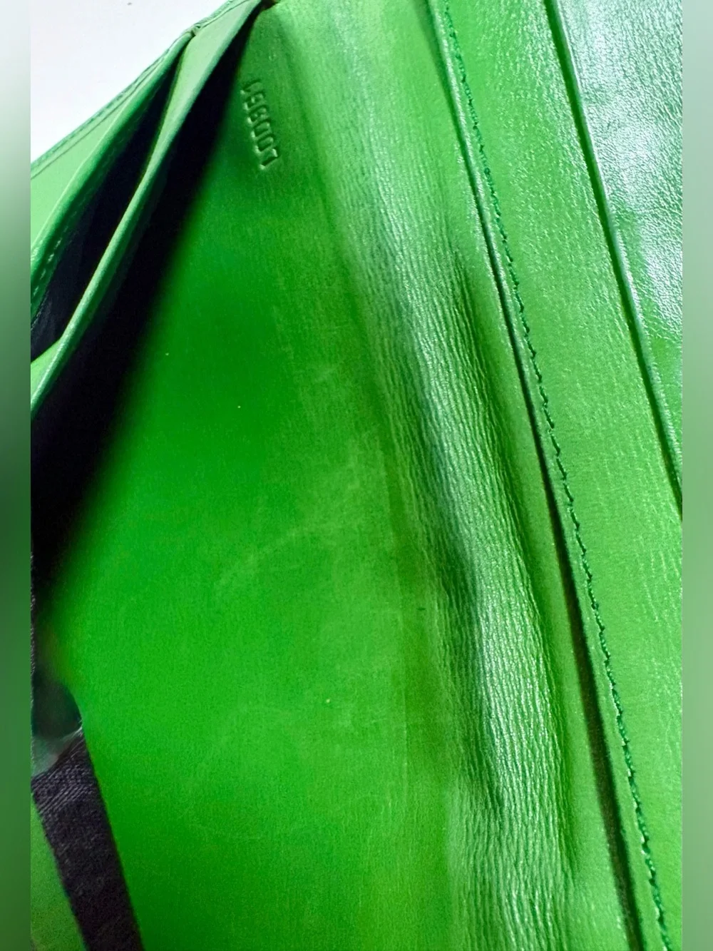 Louis Vuitton Borneo Green Epi Leather Long Bifold / Agenda Wallet